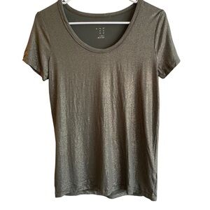 NWT A New Day metallic t-shirt | Size XS